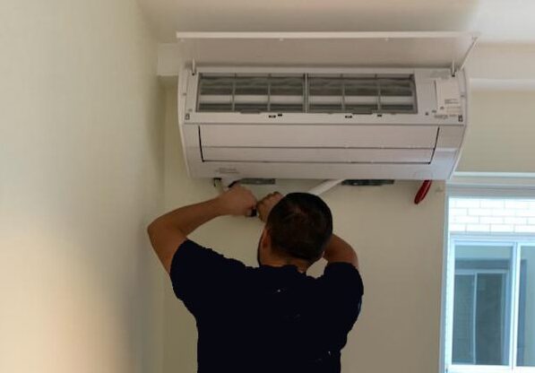 Installation of a Split AC unit